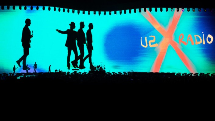 U2 announce U2X Radio live on stage in Tokyo